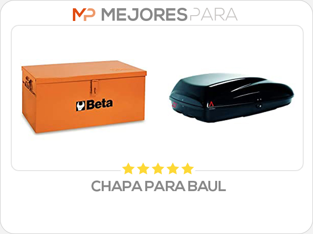 chapa para baul