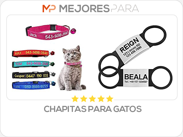 chapitas para gatos