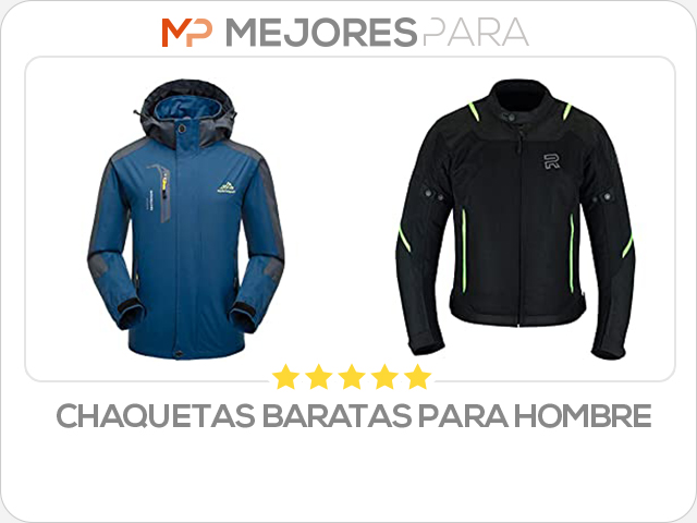 chaquetas baratas para hombre