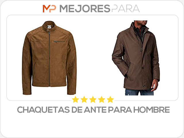 chaquetas de ante para hombre