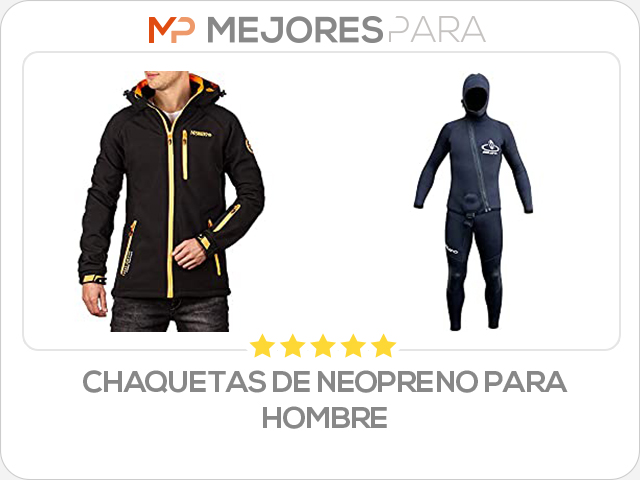 chaquetas de neopreno para hombre