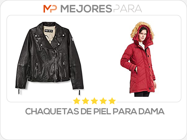 chaquetas de piel para dama