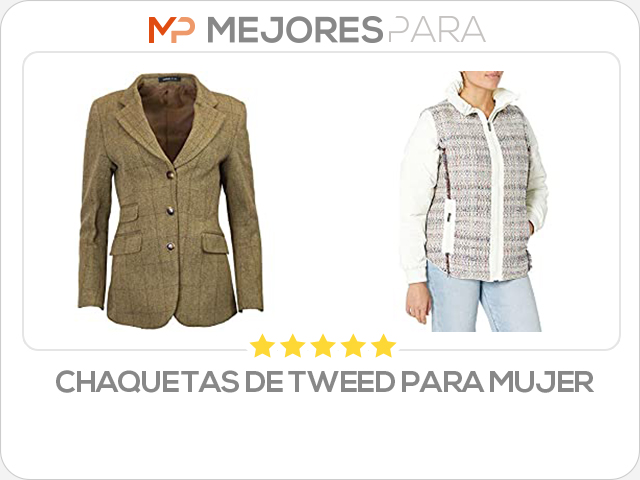 chaquetas de tweed para mujer