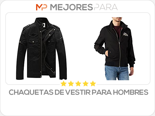 chaquetas de vestir para hombres