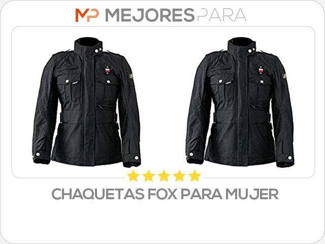 chaquetas fox para mujer