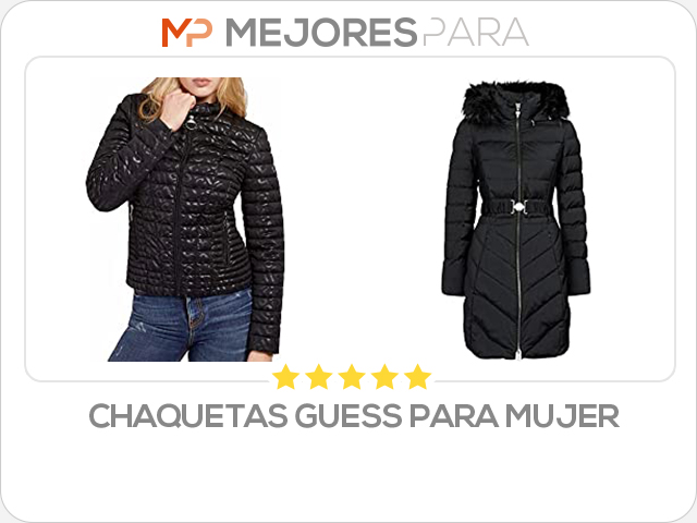 chaquetas guess para mujer