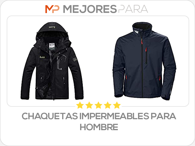 chaquetas impermeables para hombre