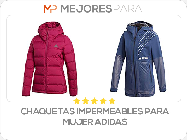 chaquetas impermeables para mujer adidas