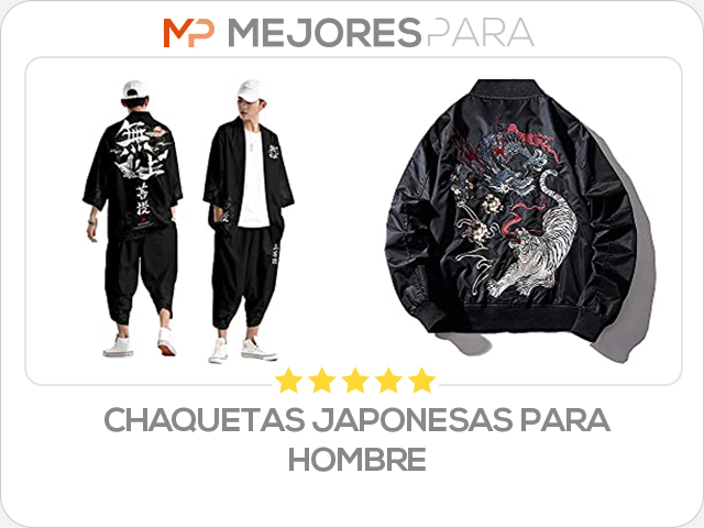 chaquetas japonesas para hombre