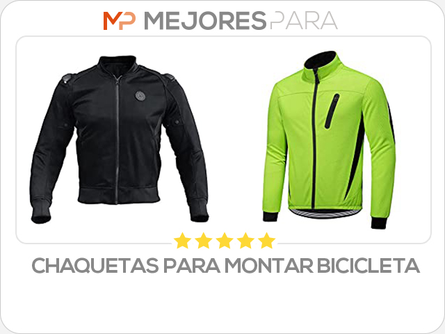 chaquetas para montar bicicleta