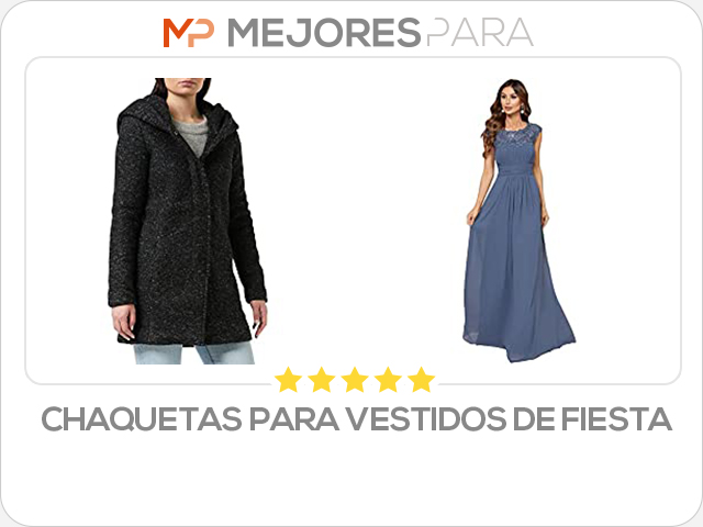 chaquetas para vestidos de fiesta