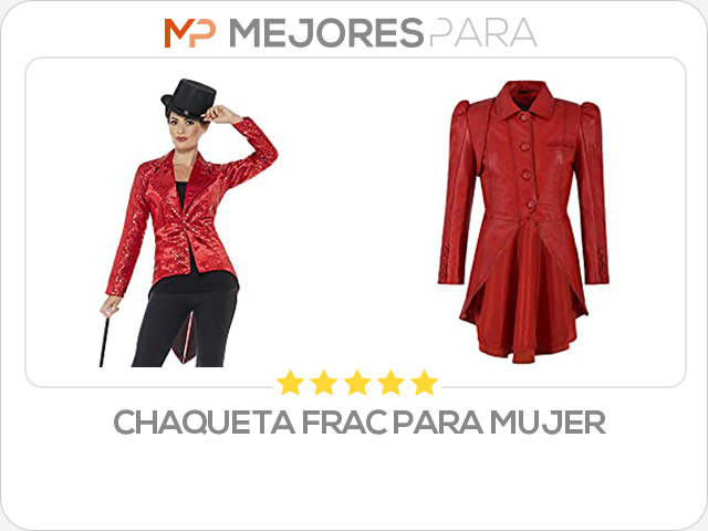 chaqueta frac para mujer