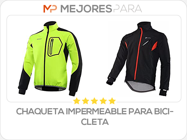 chaqueta impermeable para bicicleta