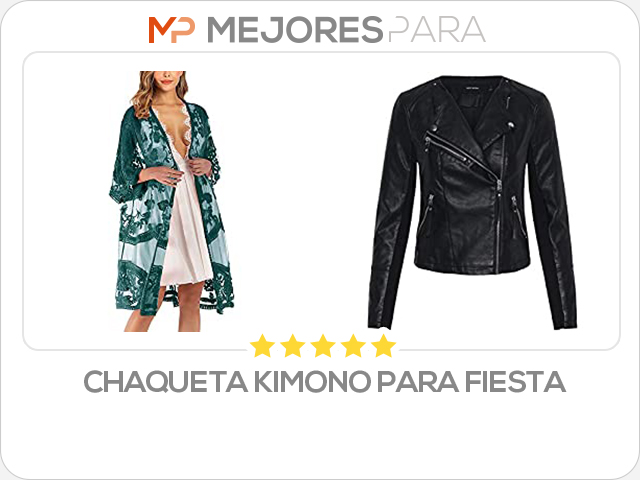 chaqueta kimono para fiesta