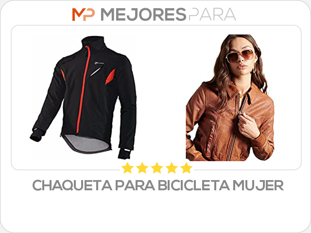 chaqueta para bicicleta mujer