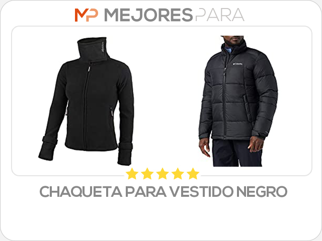 chaqueta para vestido negro