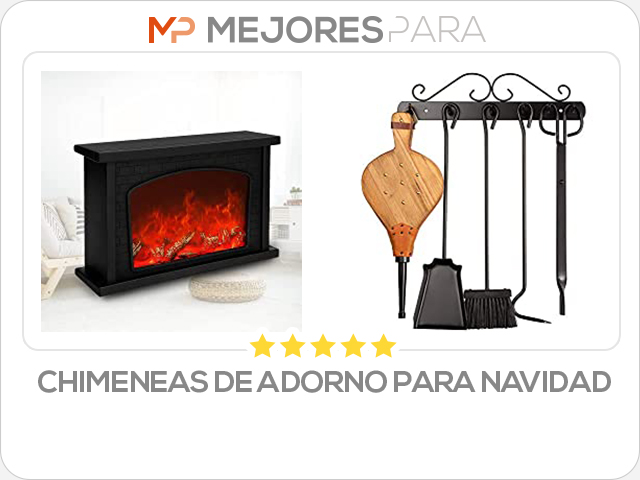 chimeneas de adorno para navidad