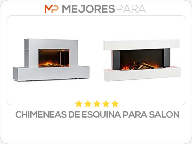 chimeneas de esquina para salon