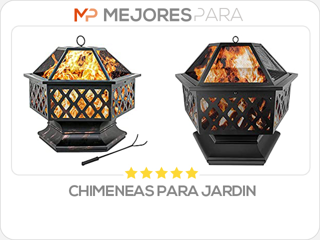 chimeneas para jardin