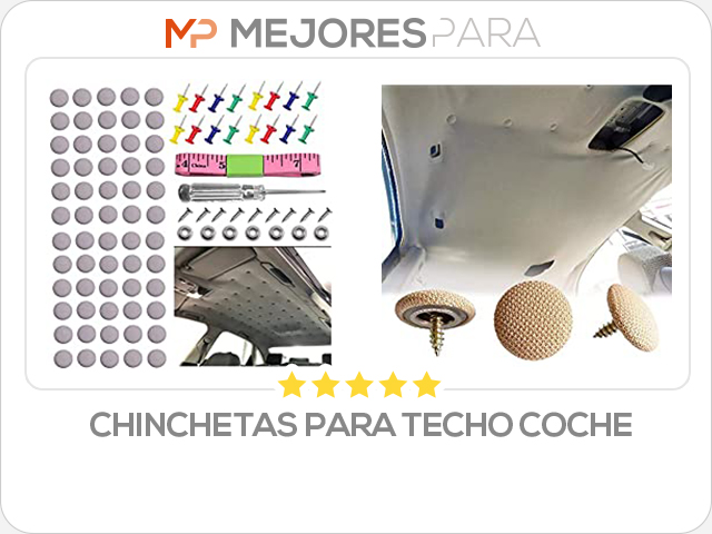 chinchetas para techo coche