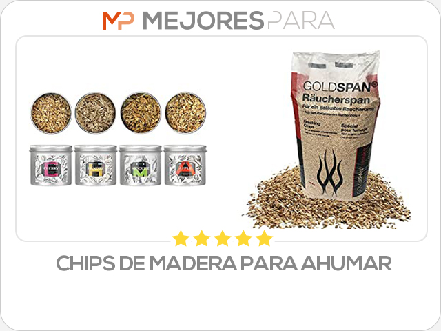 chips de madera para ahumar