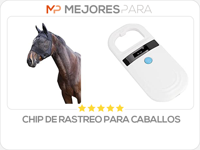 chip de rastreo para caballos