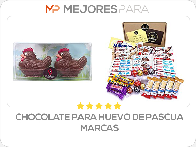 chocolate para huevo de pascua marcas