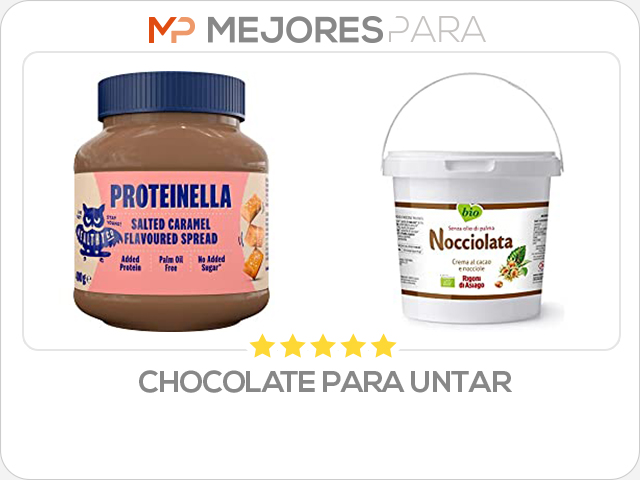 chocolate para untar