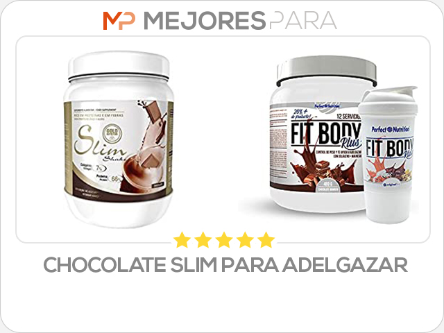 chocolate slim para adelgazar