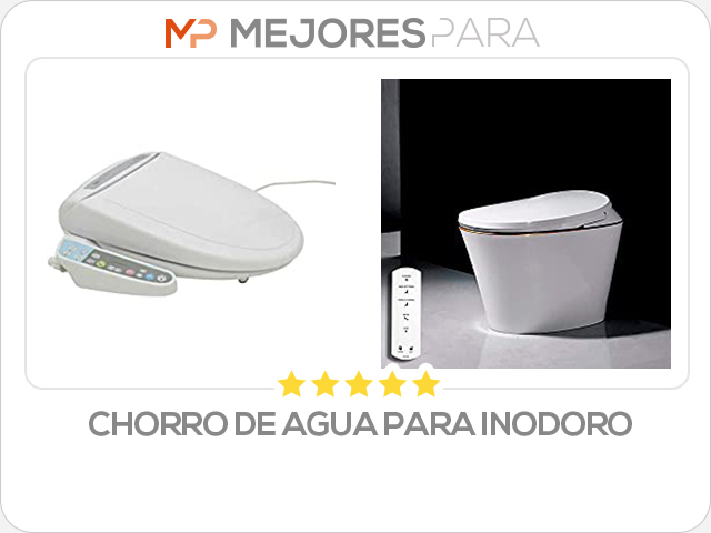 chorro de agua para inodoro