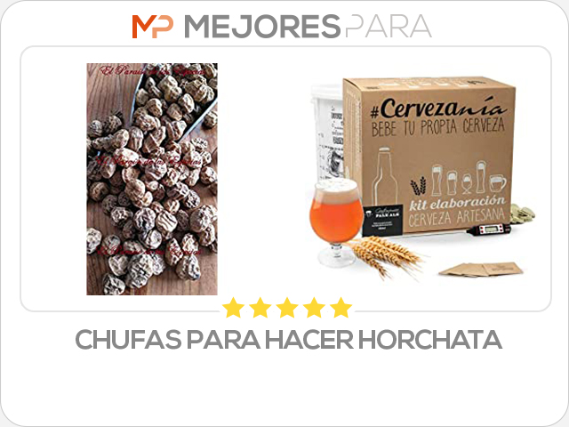 chufas para hacer horchata