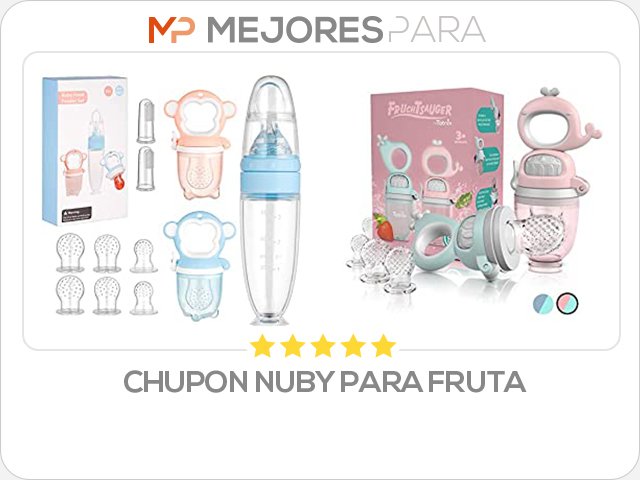 chupon nuby para fruta