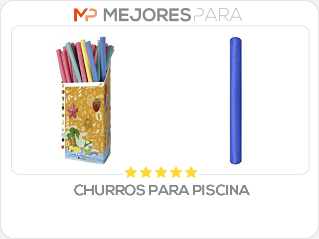 churros para piscina