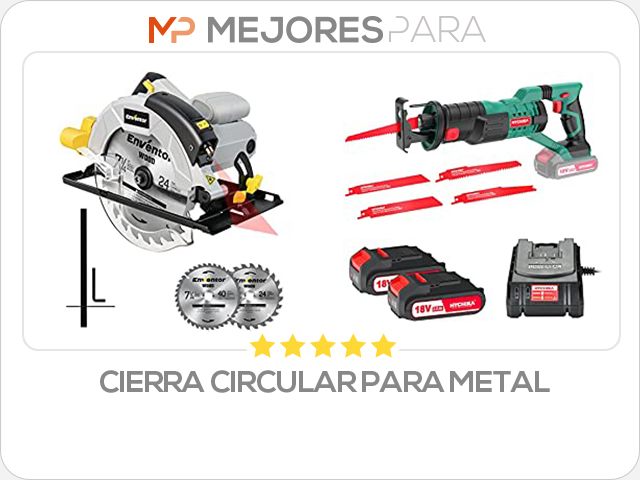 cierra circular para metal