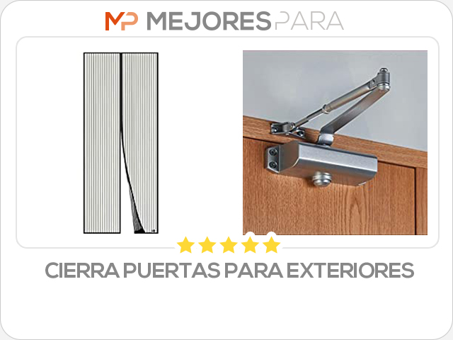 cierra puertas para exteriores