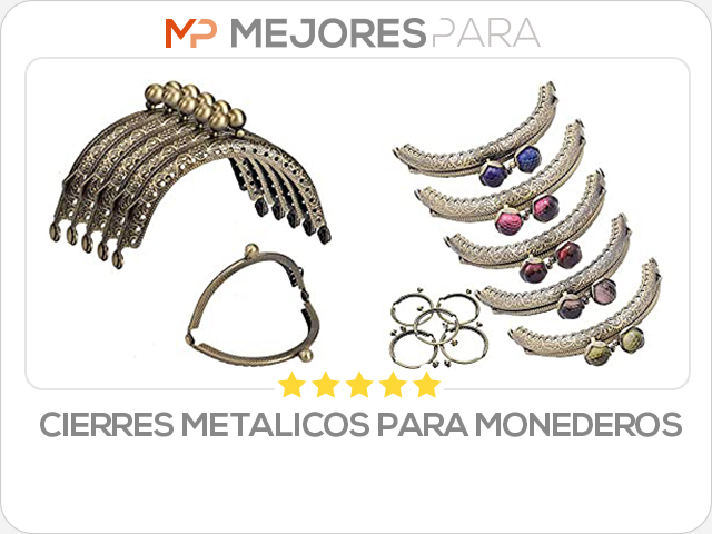 cierres metalicos para monederos