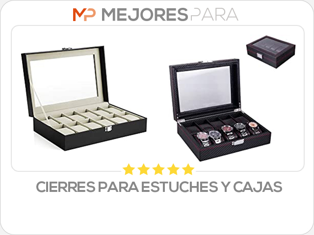 cierres para estuches y cajas