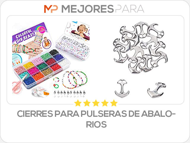 cierres para pulseras de abalorios