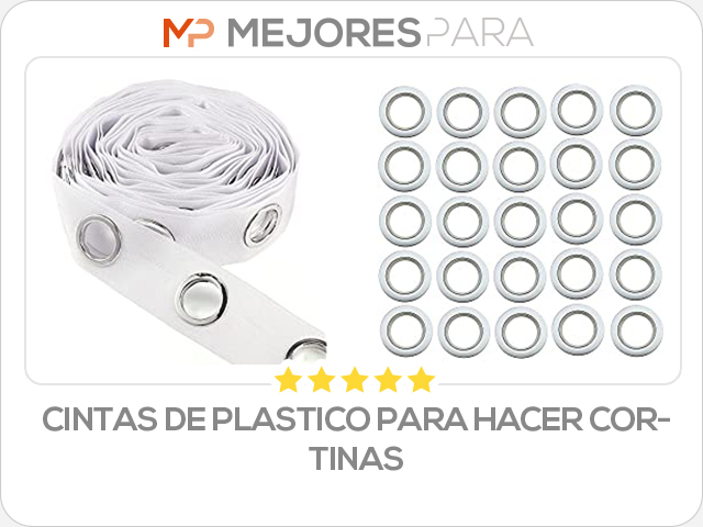 cintas de plastico para hacer cortinas