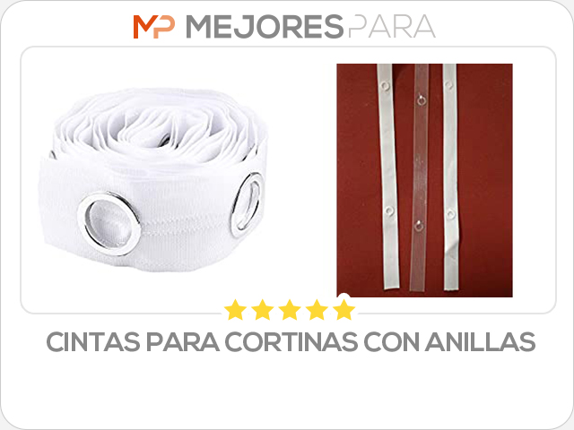 cintas para cortinas con anillas