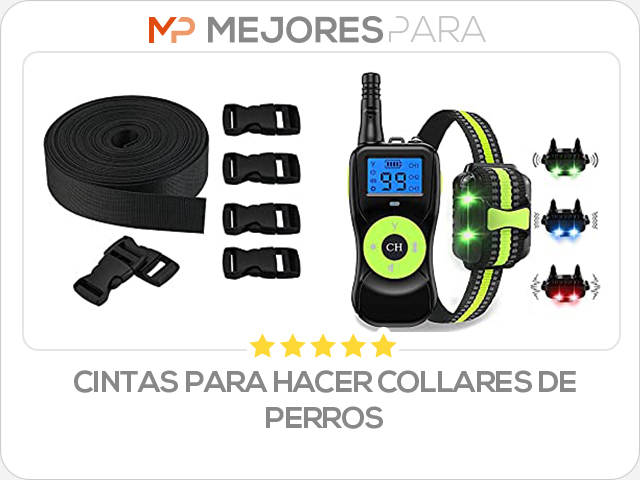 cintas para hacer collares de perros