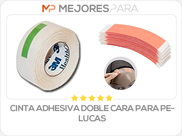 cinta adhesiva doble cara para pelucas