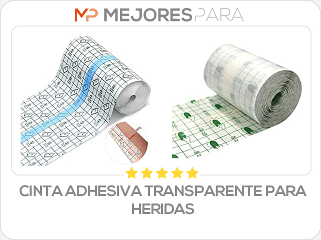 cinta adhesiva transparente para heridas