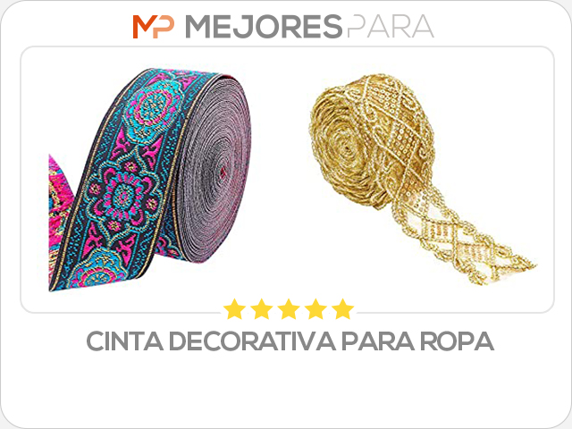 cinta decorativa para ropa