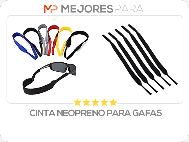 cinta neopreno para gafas