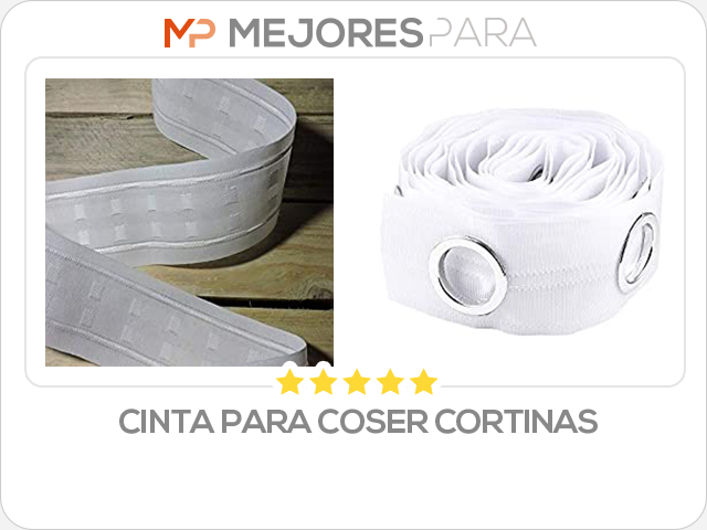 cinta para coser cortinas