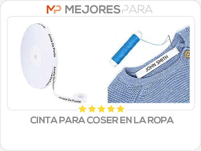 cinta para coser en la ropa