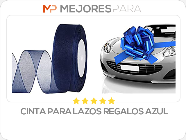 cinta para lazos regalos azul