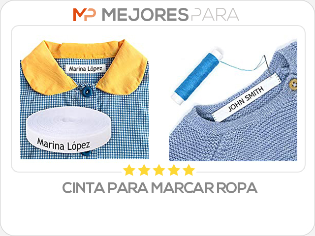 cinta para marcar ropa