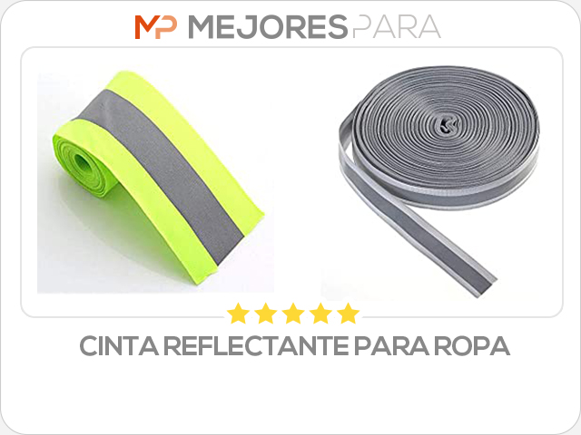 cinta reflectante para ropa